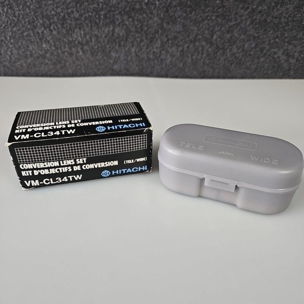 Hitachi VM-CL34TW Conversion Lens TELE/WIDE VINTAGE Tele 1.4 Wide .7